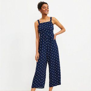 NWOT Loft Dotted Square Neck Jumpsuit